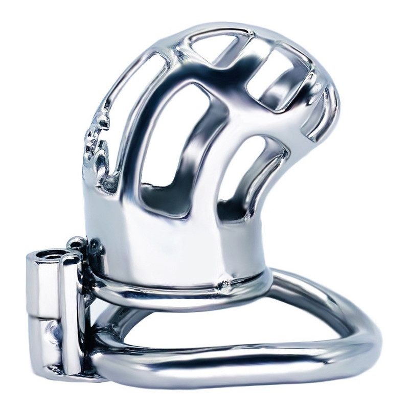CockLock Cage de chasteté en métal Royal Steel 7 x 3cm